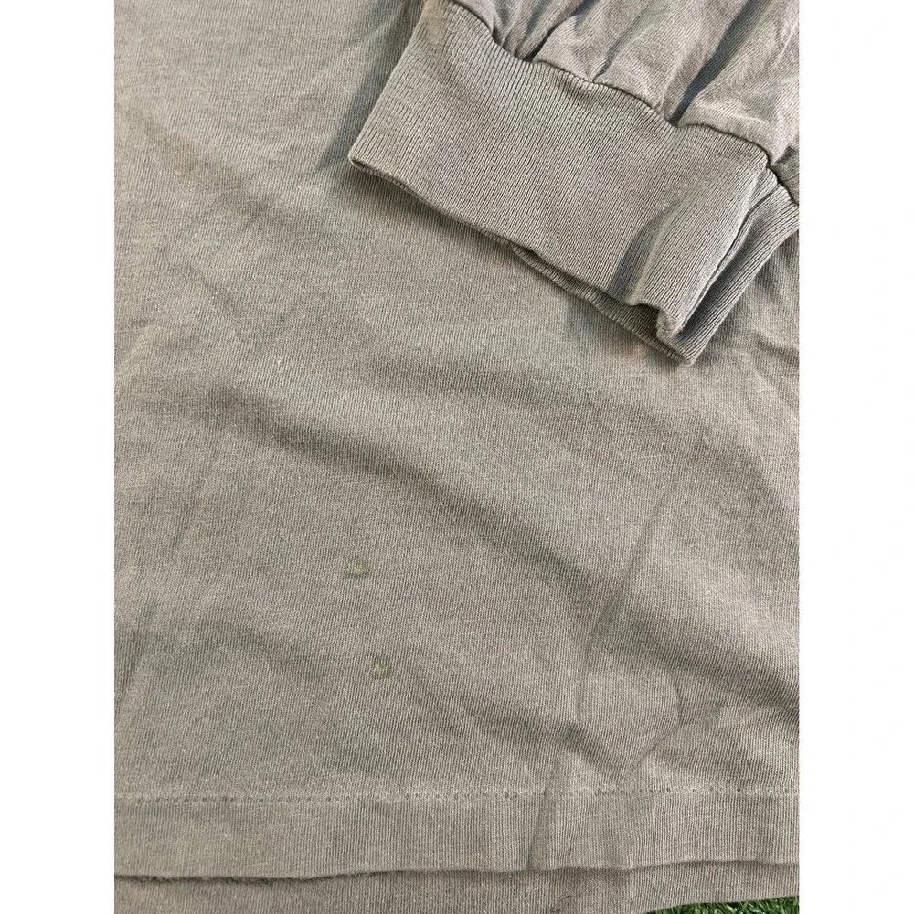 Polo Ralph Lauren Mens Long Sleeve Pocket T-Shirt Olive Green Made in USA Large